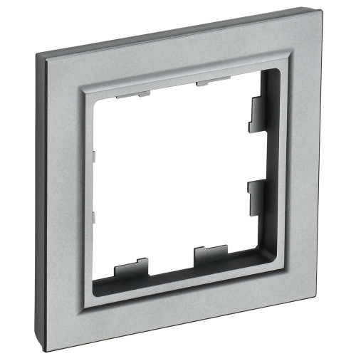 BRITE Рамка 1-местная РУ-1-БрС сталь IEK BR-M12-K46, купить в Минске по самой низкой цене