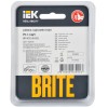Рамка 1-постовая IEK Brite РУ-1-1-БрЧ черная BR-M12-M-K02, купить в Минске по самой низкой цене