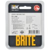 Рамка 1-постовая IEK Brite РУ-1-1-БрА алюминий BR-M12-M-K47, купить в Минске по самой низкой цене