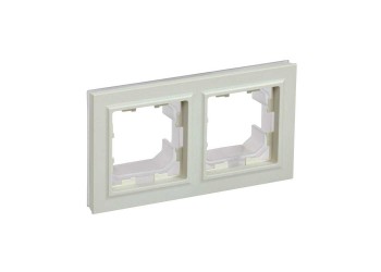 Рамка 2-постовая IEK Brite бежевая BR-M22-44-K10
