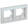 BRITE Рамка 2-местная IP44 РУ-2-БрЖ-44 жемчуг IEK BR-M22-44-K36, купить в Минске по самой низкой цене