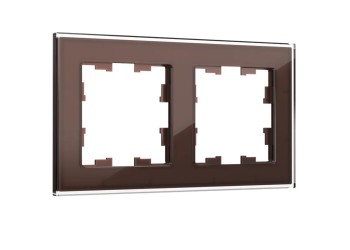 Рамка 2-постовая IEK Brite РУ-2-2-БрТБ темная бронза BR-M22-G-K45