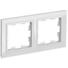 BRITE Рамка 2-местная РУ-2-БрБ белый BR-M22-K01-PRO, купить в Минске по самой низкой цене