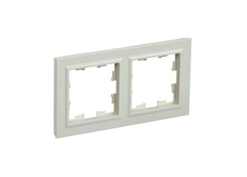 Рамка 2-постовая IEK Brite бежевая BR-M22-K10