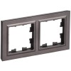 BRITE Рамка 2-местная РУ-2-БрТБ темная бронза IEK BR-M22-K45, купить в Минске по самой низкой цене