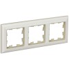 BRITE Рамка 3-местная РУ-3-Бр бежевый/жемчужный IEK BR-M32-12-1-K10, купить в Минске по самой низкой цене