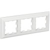 BRITE Рамка 3-местная РУ-3-Бр белый/белый IEK BR-M32-12-K01, купить в Минске по самой низкой цене