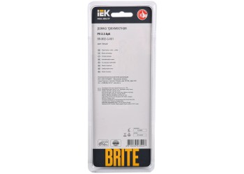 Рамка 3-постовая IEK Brite РУ-3-2-БрБ белая BR-M32-G-K01