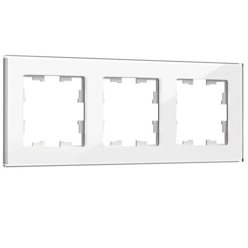 Рамка 3-постовая IEK Brite РУ-3-2-БрБ белая BR-M32-G-K01, купить в Минске по самой низкой цене