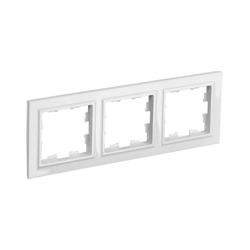 Рамка 3-постовая IEK Brite белая BR-M32-K01, купить в Минске по самой низкой цене