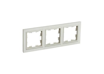 Рамка 3-постовая IEK Brite бежевая BR-M32-K10