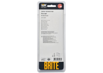 Рамка 3-постовая IEK Brite РУ-3-1-БрЧ черная BR-M32-M-K02