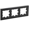 Рамка 3-постовая IEK Brite РУ-3-1-БрЧ черная BR-M32-M-K02, купить в Минске по самой низкой цене