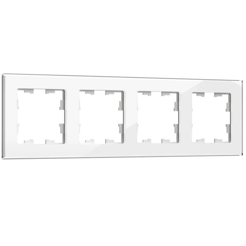 Рамка 4-постовая IEK Brite РУ-4-2-БрБ белая BR-M42-G-K01, купить в Минске по самой низкой цене