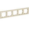 Рамка 5-постовая IEK Brite РУ-5-БрКр бежевая BR-M52-K10, купить в Минске по самой низкой цене