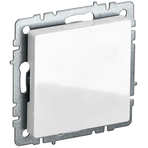 BRITE Заглушка с суппортом МЗ10-БрБ белый IEK BR-PL10-K01, купить в Минске по самой низкой цене