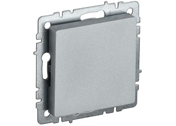 BRITE Заглушка с суппортом МЗ10-БрА алюминий IEK BR-PL10-K47