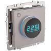 BRITE Термостат электронный с индикацией ТС10-1-БрЖ жемчуг IEK BR-RT11-K36, купить в Минске по самой низкой цене