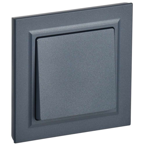 BRITE Выключатель 1-клавишный 10А в сборе ВСР10-1-0-БрМ маренго IEK BR-V10-0-10-K35-F, купить в Минске по самой низкой цене