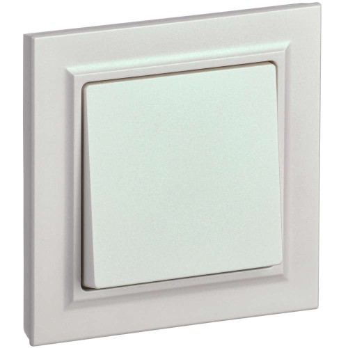 BRITE Выключатель 1-клавишный 10А в сборе ВСР10-1-0-БрЖ жемчуг IEK BR-V10-0-10-K36-F, купить в Минске по самой низкой цене