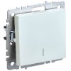 BRITE Выключатель 1-клавишный с индикацией 10А ВС10-1-1-БрЖ жемчуг IEK BR-V10-1-10-K36, купить в Минске по самой низкой цене