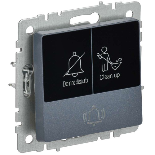 BRITE Кнопка звонка с индикацией для отелей 10А ВС10-1-9-БрМ маренго IEK BR-V14-2-10-K35, купить в Минске по самой низкой цене