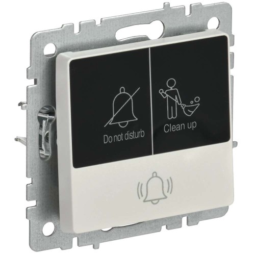 BRITE Кнопка звонка с индикацией для отелей 10А ВС10-1-9-БрЖ жемчуг IEK BR-V14-2-10-K36, купить в Минске по самой низкой цене