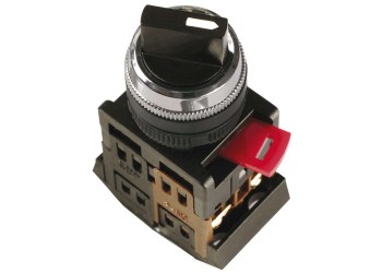 Переключатель АС-22 на 2 фиксированных положения "I-O" 1з+1р IEK BSW10-AC-2-K02