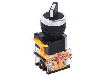 Переключатель D8-11X2 на 2 положения 1з+1р черный IEK BSW30-11X2-3-24-2-K02