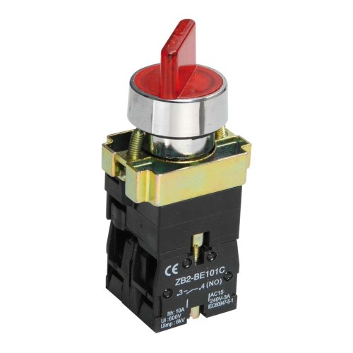 Переключатель LAY5-BK2465 на 2 положения красный IEK BSW90-BK-2-K04, купить в Минске по самой низкой цене