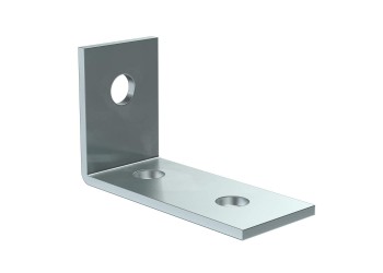 Уголок крепежный одинарный удлиненный для STRUT-профиля EZ IEK CLM50D-UOS-092-40