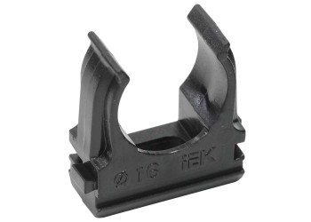 ELASTA Держатель с защелкой CF16 черный IEK CTA10D-CF16-K02-100