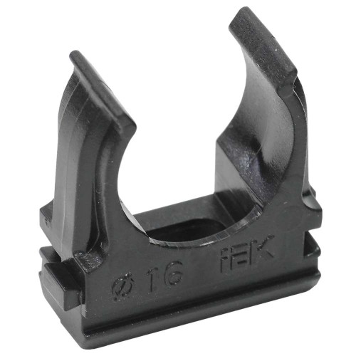 ELASTA Держатель с защелкой CF16 черный IEK CTA10D-CF16-K02-100, купить в Минске по самой низкой цене