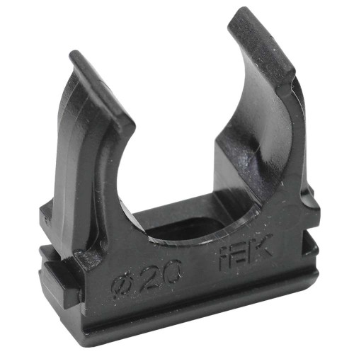 ELASTA Держатель с защелкой CF20 черный IEK CTA10D-CF20-K02-100, купить в Минске по самой низкой цене