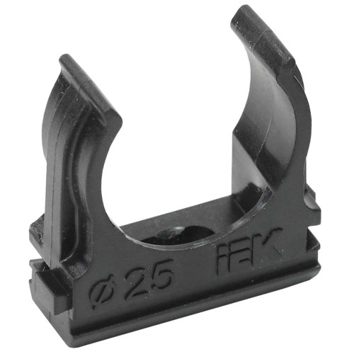 ELASTA Держатель с защелкой CF25 черный IEK CTA10D-CF25-K02-100, купить в Минске по самой низкой цене
