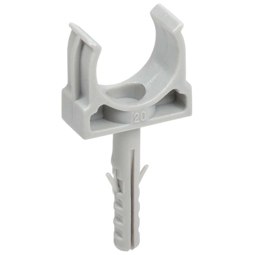 ELASTA Держатель с защелкой и дюбелем CT20 (без винта) IEK CTA10MP-CT20-K41-100, купить в Минске по самой низкой цене