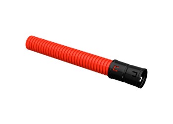 Труба гофрированная двустенная ПНД d=40мм красная (50м) IEK CTG12-040-K04-050-R