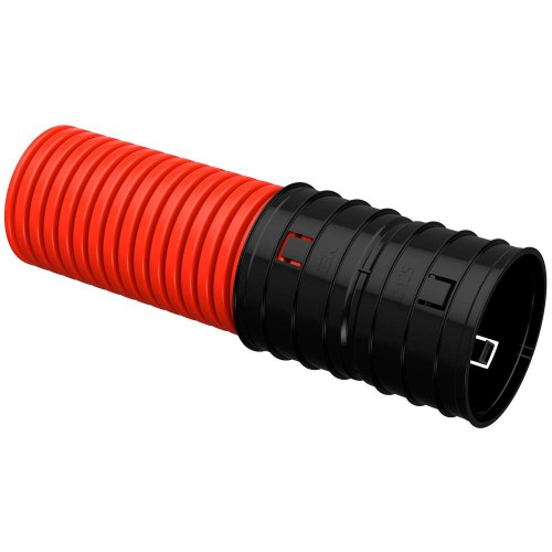 Труба гофрированная двустенная ПНД d=125мм красная (50м) IEK CTG12-125-K04-050-R, купить в Минске по самой низкой цене