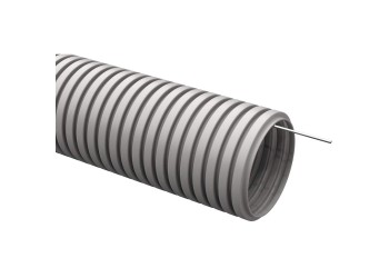 ELASTA Труба гофрированная ПВХ d=40мм с зондом (15м) IEK CTG20-40-K41-015I