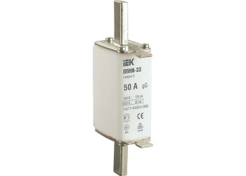 Плавкая вставка предохранителя ППНИ-33 габарит 0 50А IEK DPP20-050