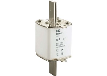 Плавкая вставка предохранителя ППНИ-37 габарит 2 40А IEK DPP40-040