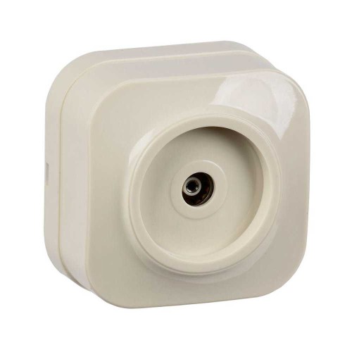 ТВ-розетка IEK Glory кремовая EAH10-K33, купить в Минске по самой низкой цене