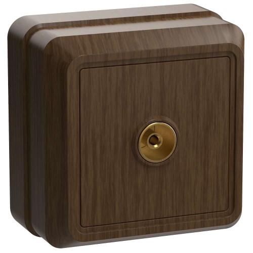 OKTAVA Розетка 1-местная TV для открытой установки РТВ20-ОД дуб IEK EAO10-K04-DC, купить в Минске по самой низкой цене