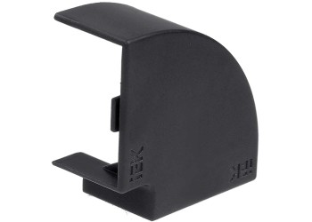 ELECOR Поворот 90град КМП 16х16 черный (4шт/компл) IEK EL-KK10D-P-016-016-K02