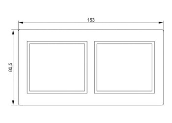 Рамка 2-постовая IEK Kvarta кремовая EMK20-K33-DM