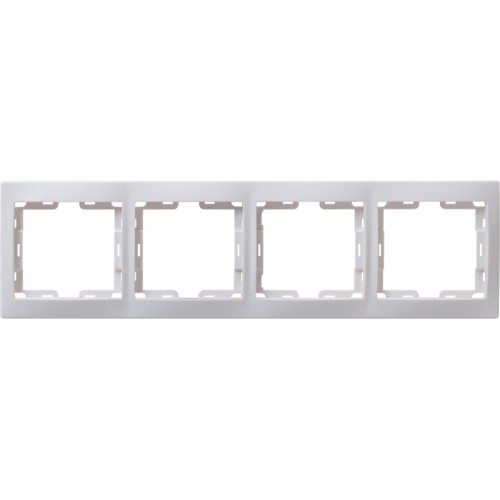 KVARTA Рамка 4-местная вертикальная РВ-4-КБ белый IEK EMK41-K01-DM, купить в Минске по самой низкой цене