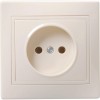 KVARTA Розетка 1-местная без заземления без защитных шторок 10А кер. РС10-2-Км кремовый IEK ERK10-K33-10-K, купить в Минске по самой низкой цене