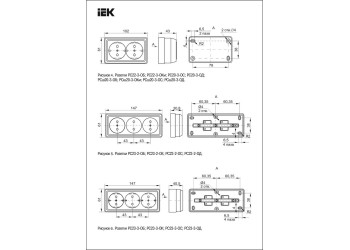 Розетка тройная 2P IEK Oktava кремовая ERO30-K33-10-DC
