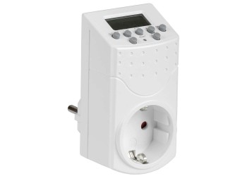 Розетка-таймер электронный РТЭ-1 1мин 7дн 140on/off 16А IP20 IEK ERT-10-1-16-N-01-5-20-K01