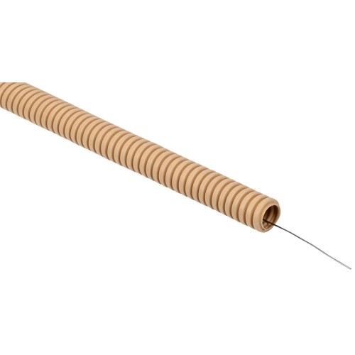 ELASTA Труба гофрированная ПВХ d=25мм с зондом сосна (25м) IEK ET-TG21-121-025-025-K34, купить в Минске по самой низкой цене